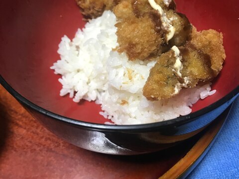 牡蠣フライどんぶり